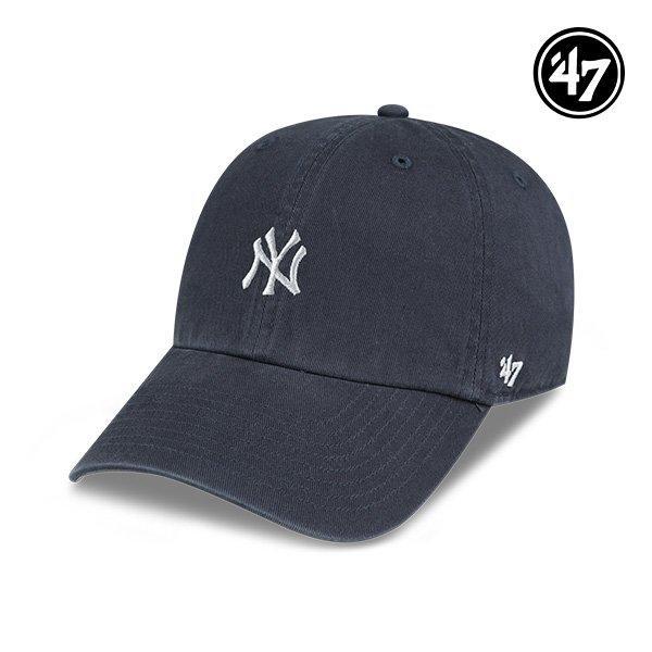 [47brand]47브랜드 뉴욕양키스 MLB 남자 여성 엠엘비 볼캡 야구 모자 빈티지 네이비 B-BSRNR17GWS-VN