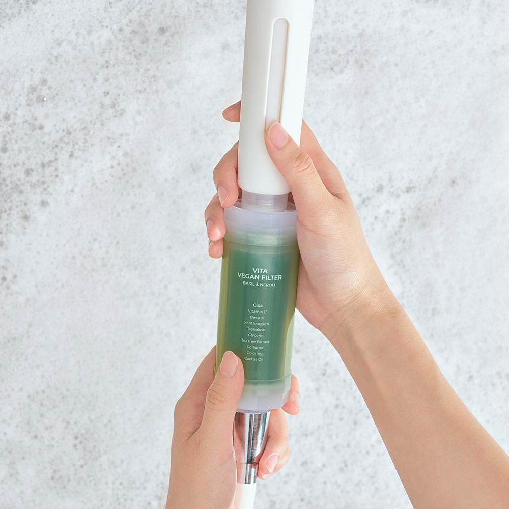 퓨어썸 비타 비건 필터 2개 세트 (3종 택2)(진정/탄력/보습)(샤워기 교체없이 사용)