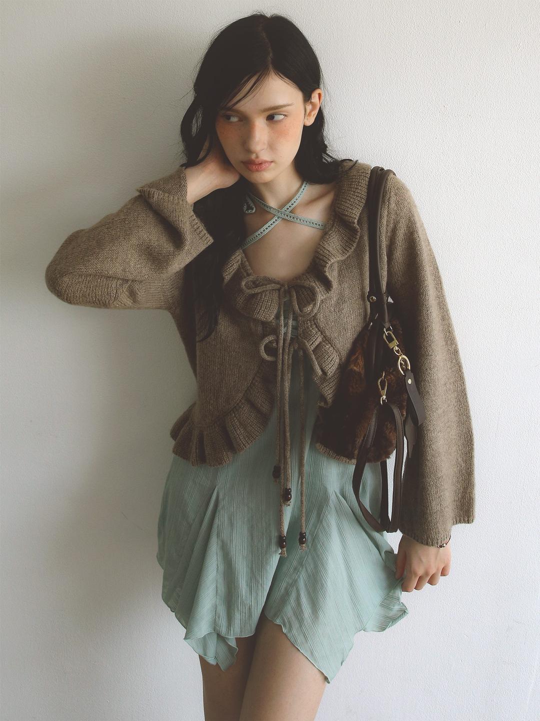 Vine Knit Light Khaki