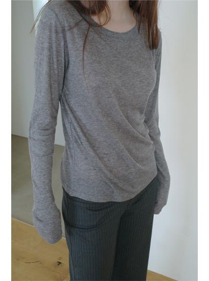 에프터먼데이 루즈 크롭 슬럽 티 (4c)