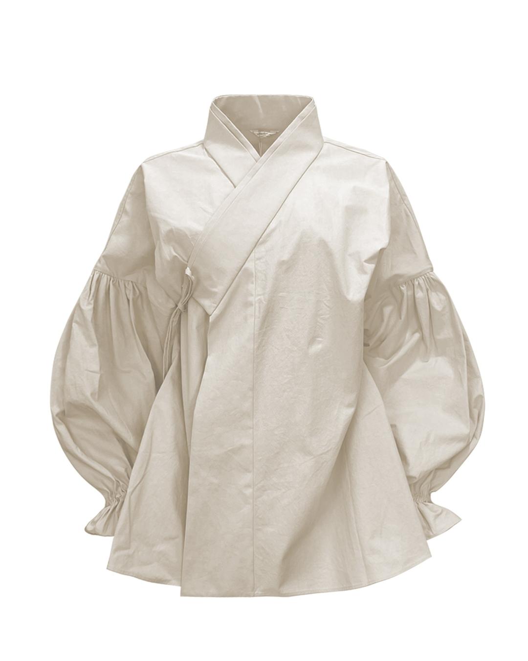 볼륨퍼프연안김씨셔츠_tuck_C_ivory