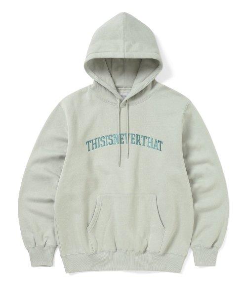 Arch-Logo Hoodie Stone