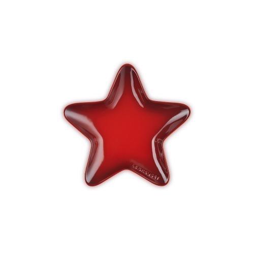 스타 접시 20cm-빨강