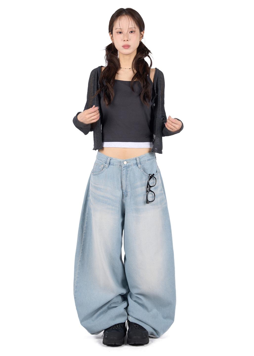 SUMMER POT BALLOON JEANS*10일 소요*