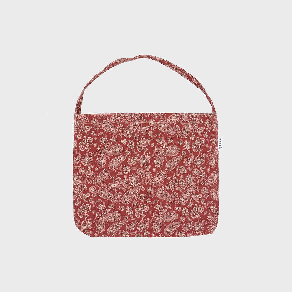 RED PAISLEY ECO BAG