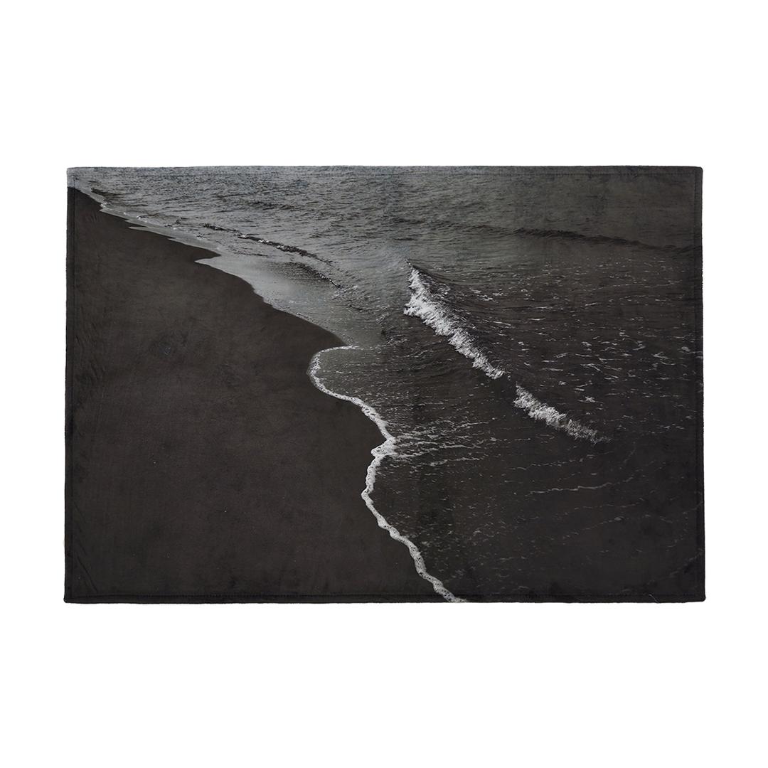 mono seaside rug