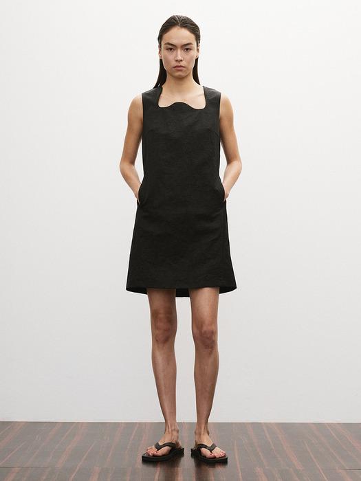 RC SIGNATURE NYLON DRESS (BLACK)