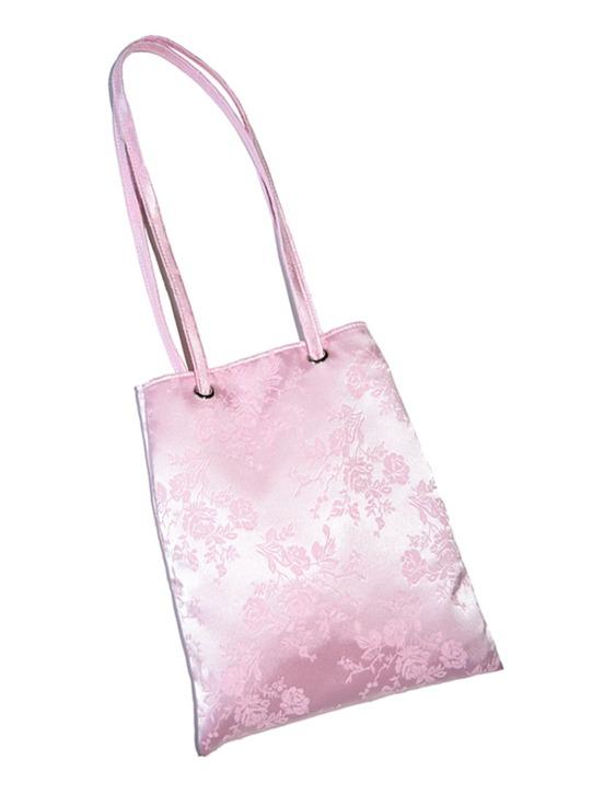 플랜포아더데이 yoko jacquard bag pink - 위시버킷