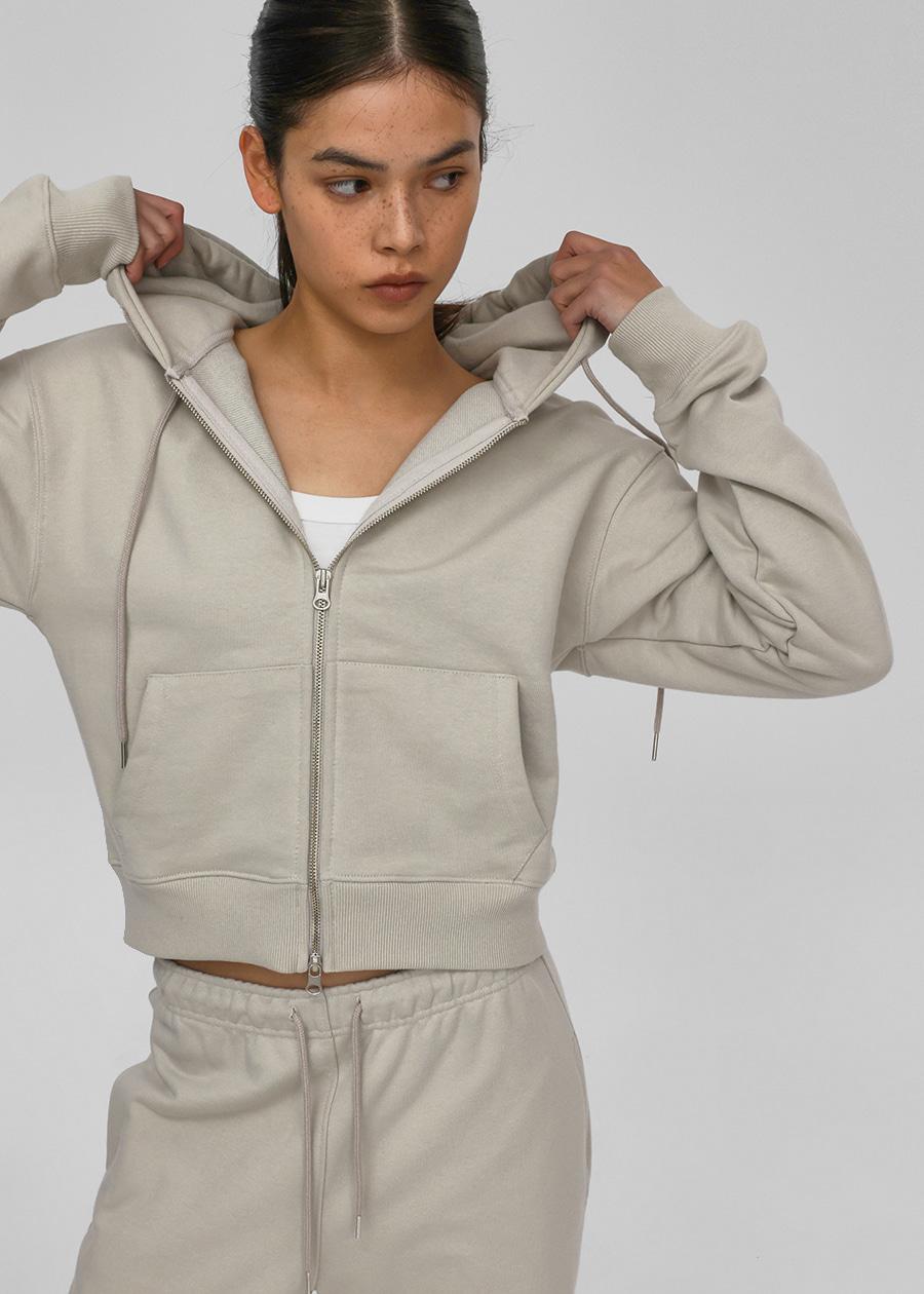 블랙업 [1만장판매] [B-BASIC] 헤비코튼 후드 집업