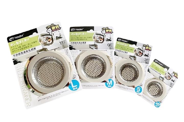 HAODEX 스테인리스 싱크대 배수구 타공 거름망