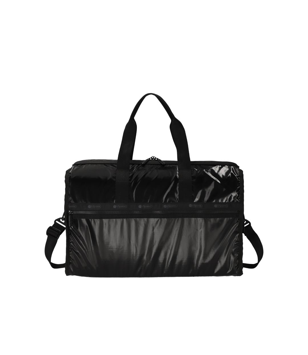 Deluxe Large Weekender - Coastal Black Patent