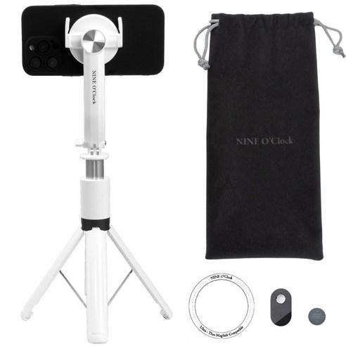 [거치대 Upgrade]나인어클락 맥세이프 셀카봉 블루투스 스마트폰 삼각대 거치대 맥포드 V1 거치 높이 Upgrade 1390mm V2 - 셀카봉 | 쿠팡