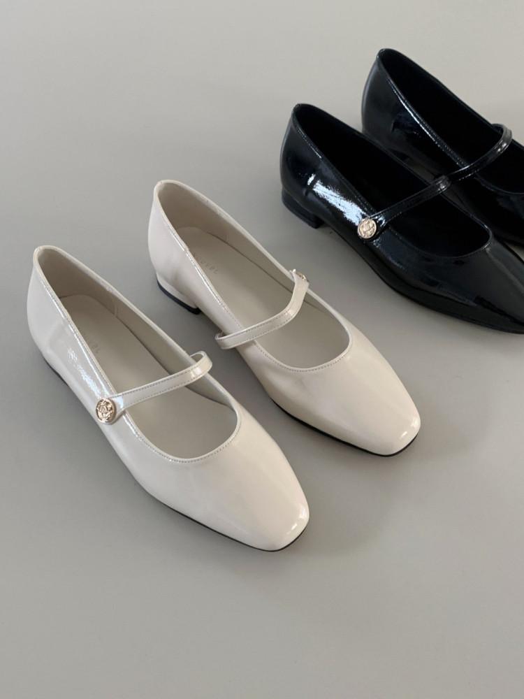 코인 메리제인 플랫 슈즈 2.cm 굽 단화