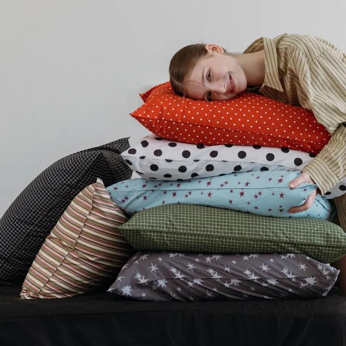 레트로 패턴 60수 고밀도 베개커버