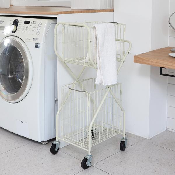 세탁 트롤리 빨래바구니 카트