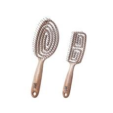 야오 헤어브러쉬 우드라이크 라운드 WR + 미니 WM