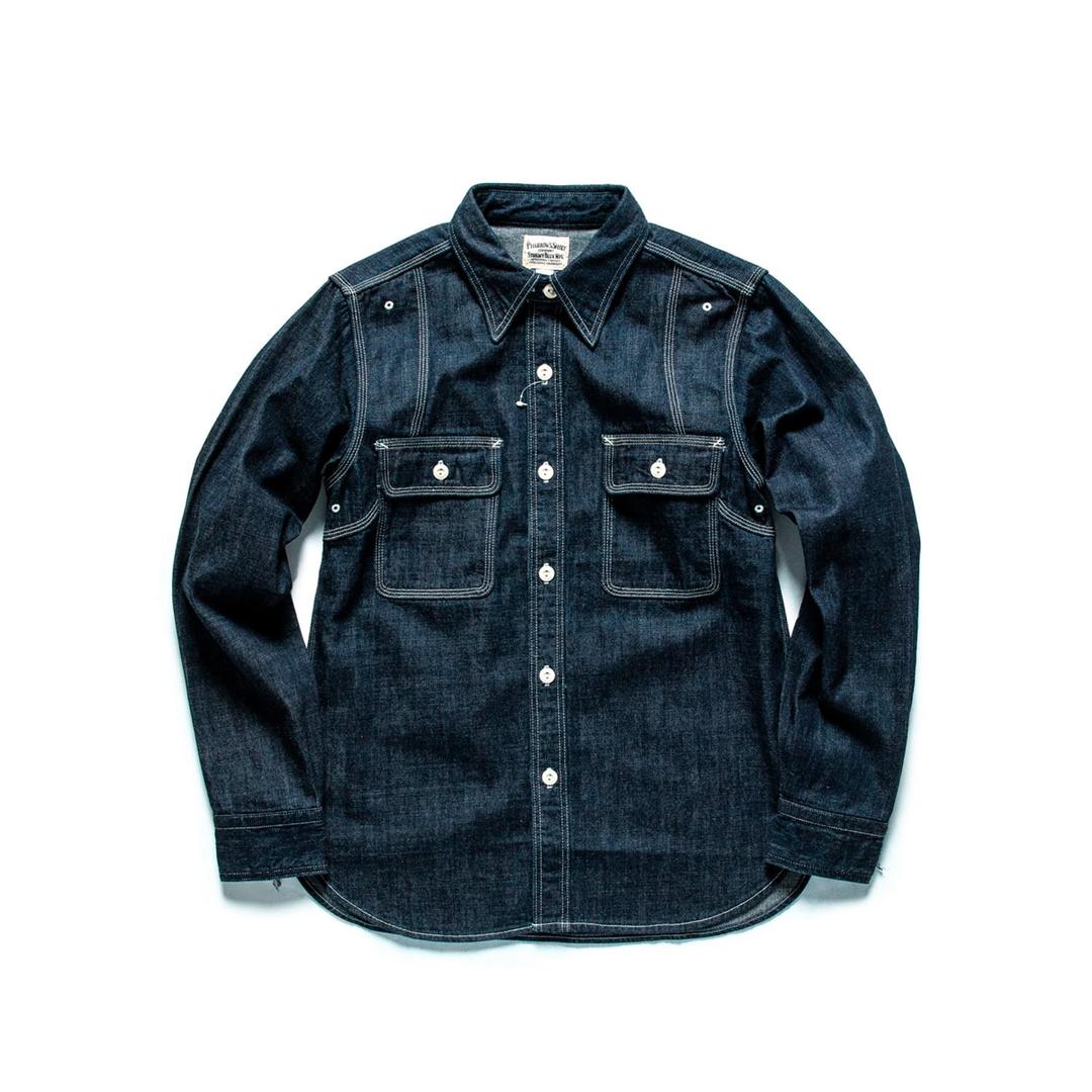 770WS 40's Type Denim Work Shirt Indigo