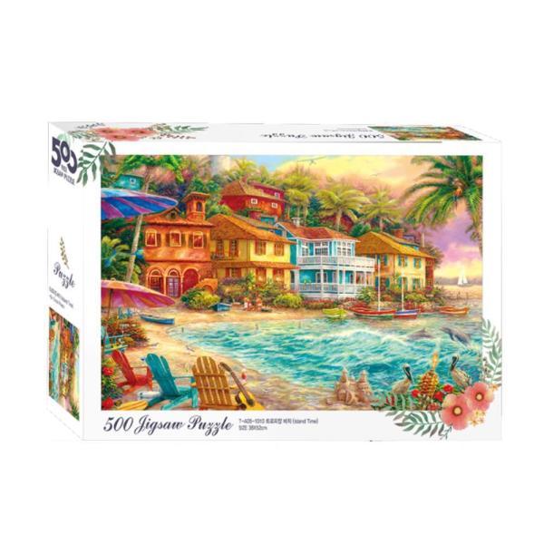 척핀슨 작품 트로피칼 비치 퍼즐 500피스 키즈 선물
