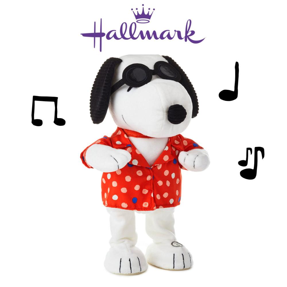 [HALLMARK] 홀마크 댄싱 스누피 액션 피규어 춤추는 인형