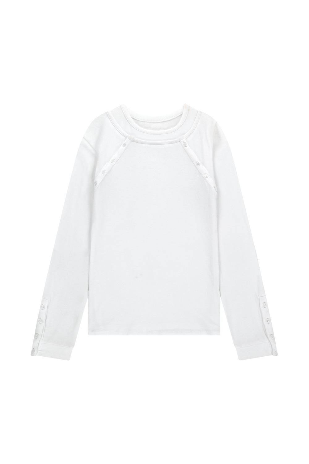 Layered Long Sleeve (White)
