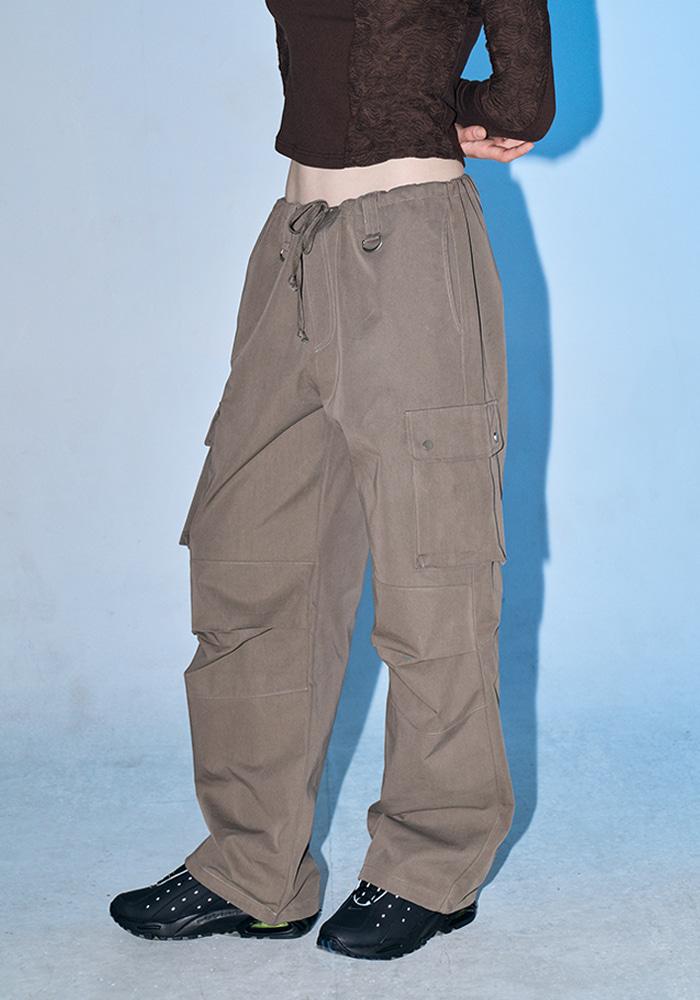 Utility flap button cargo Pants [Mocha]