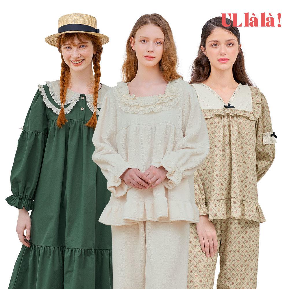 [울랄라]미니곰 긴팔 원피스 아이보리 (피치기모) : 롯데ON