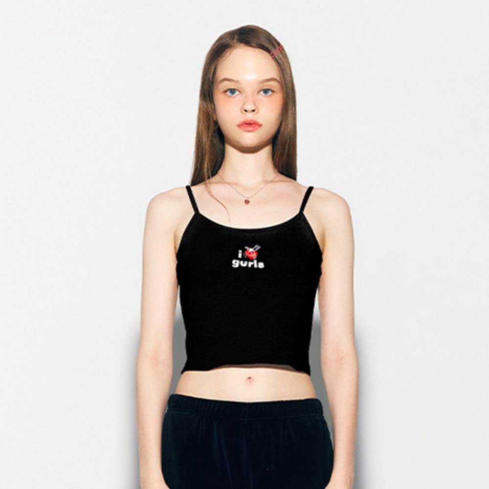 LOVE GURLS SLEEVELESS BLACK