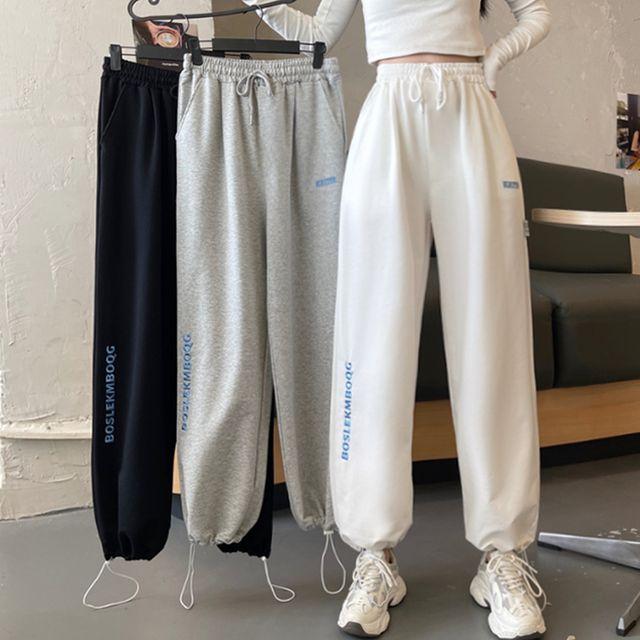 [3차 재입고❤] 슬랙탭 트레이닝 팬츠 와이드 조거팬츠 운동복 돌핀팬츠 긴바지  츄리닝