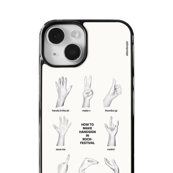 Rockfestival Handsigns (Glass case)