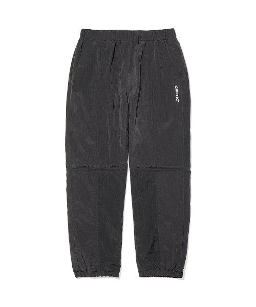 NYLON SHIRRING 조거 팬츠 Black
