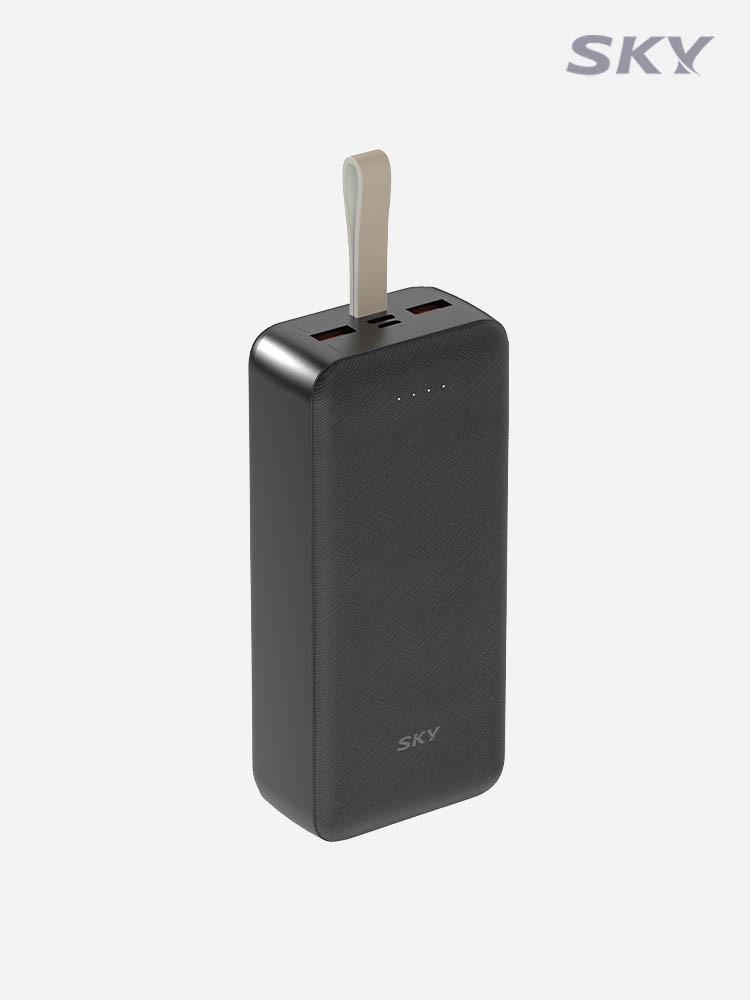 스카이 필 20W 고속충전 3포트 캠핑 차박 대용량 보조배터리 30000mAh S30PD
