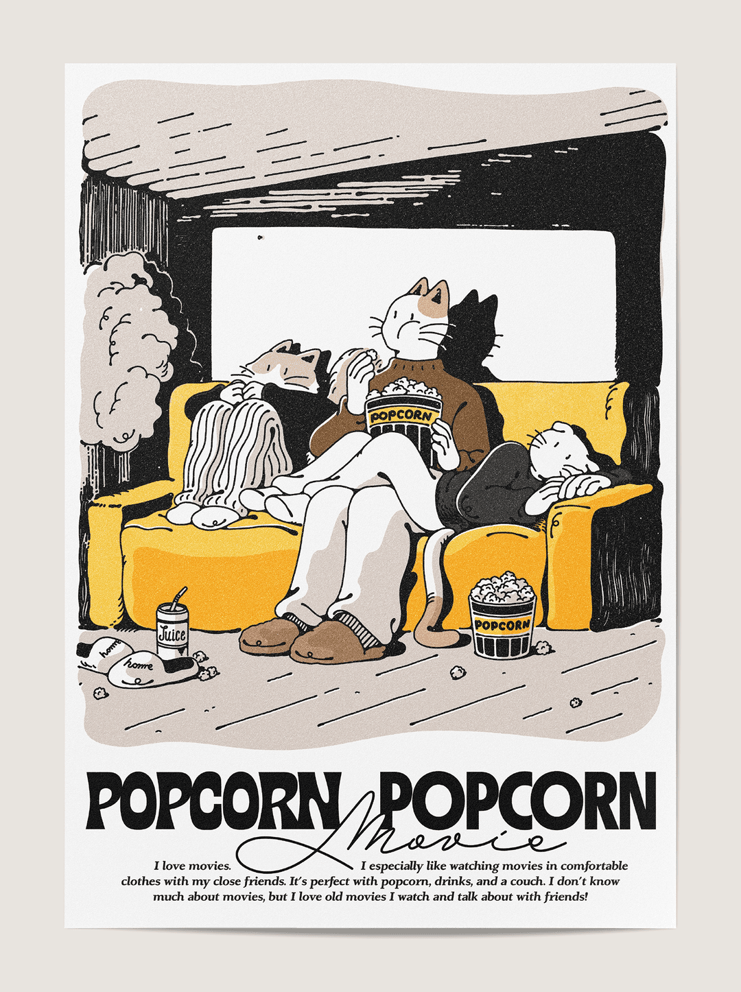 Popcorn, popcorn poster