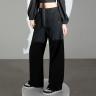 [🎉25% 쿠폰] Herringbone Straight Pants BLACK