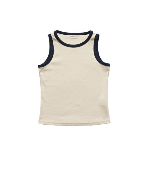 24SS 림 탱크 - 크림/RIM TANK / CREAM