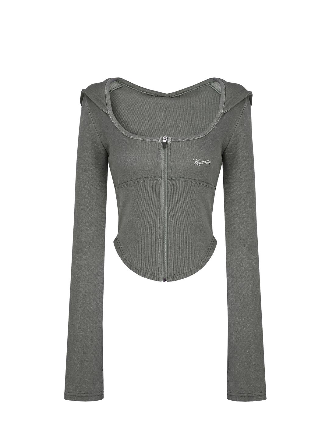 (10/16 PRE ORDER) Kashiko Comfy : Monk Hood Zip-Up