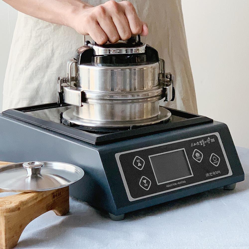 전기돌솥밥기계 스마트 밥돌이킹IH 1구 가정용 1인용밥솥 KGE-001IH