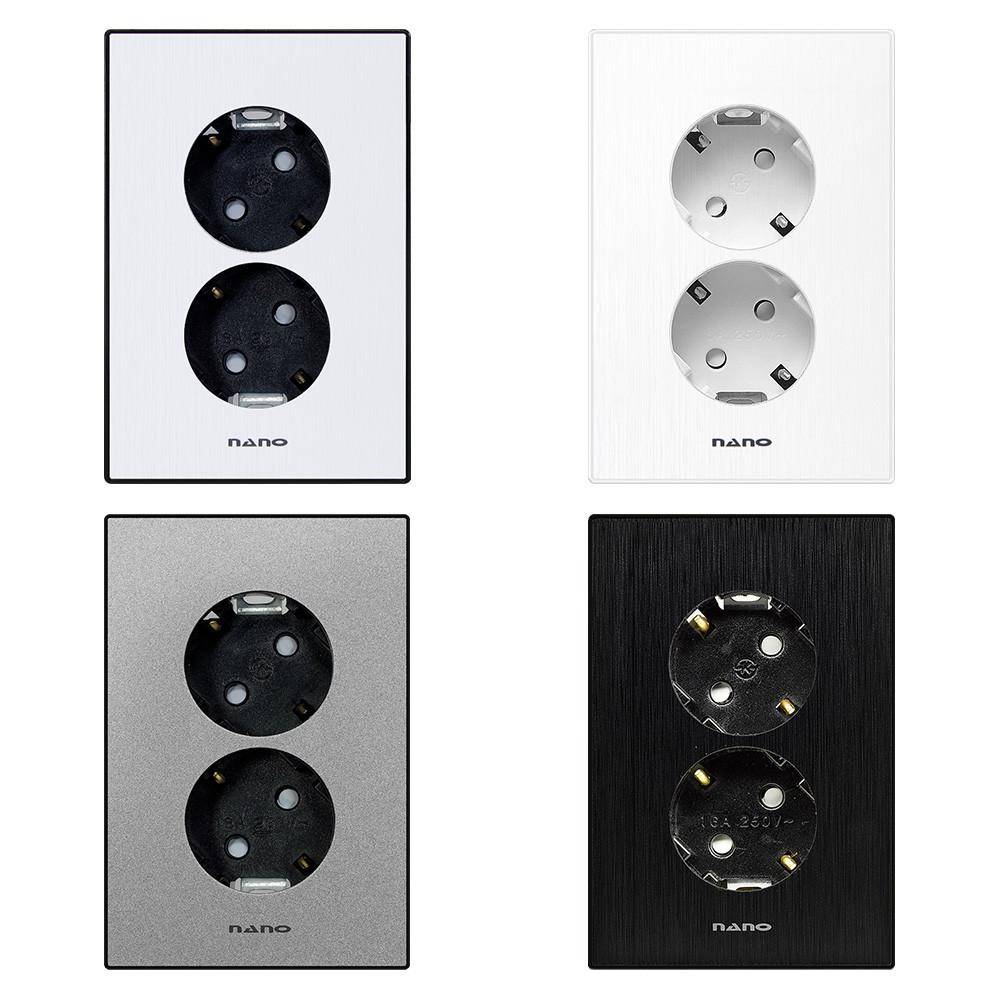 나노 아트2 전기 콘센트 커버 2구