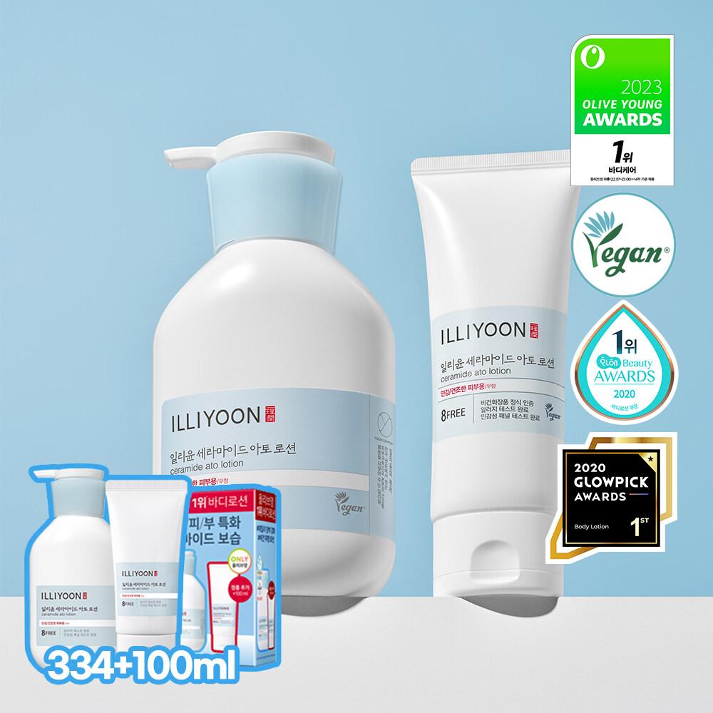 ILLIYOON Ceramide Ato Lotion 334mL + 100mL  | OLIVE YOUNG Global