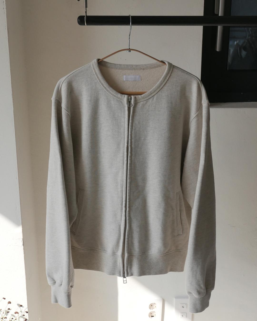 Sweat round jacket (oat)