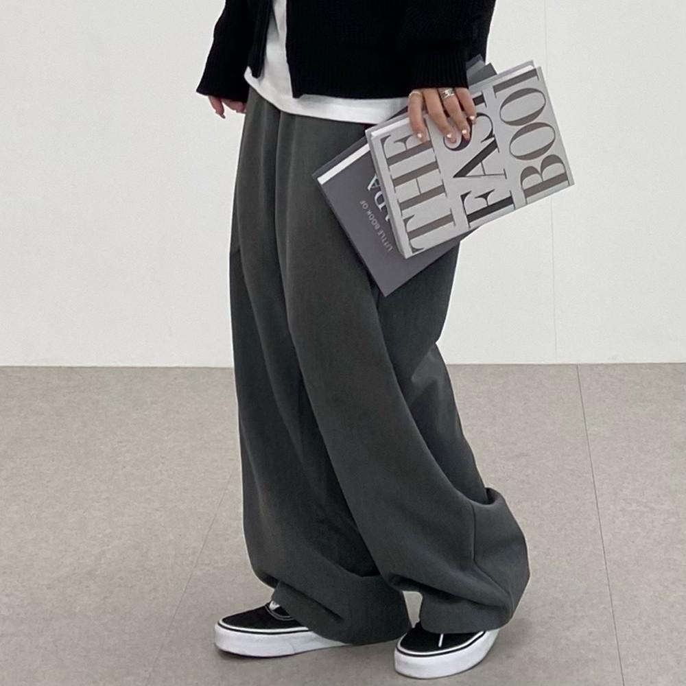 (시즌최다)남녀공용 3컬러 남자 여자 남성 여성 4계절 벌룬 핀턱 밴딩 와이드 슬랙스