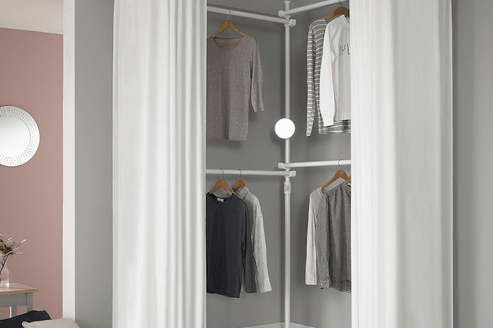 네오스페이스 (코너형 드레스룸 3P 밀폐기본형) 플레인