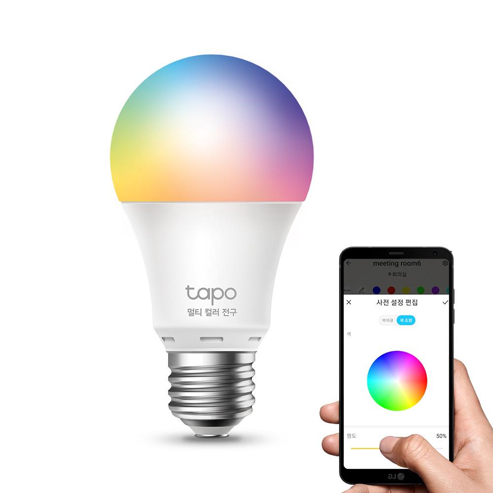 티피링크 Tapo L530E 스마트 멀티컬러 전구 LED 조명 IoT 구글홈 E26소켓