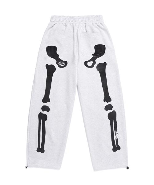Bone Crash Pants_[White Melange]