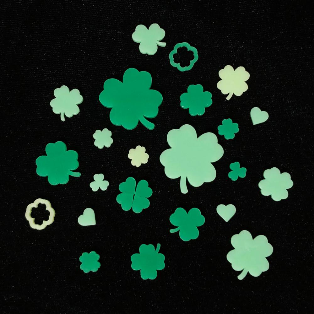 클로버 밭 파츠 몰드 - Bits mold Clovers 레진 수제 몰드