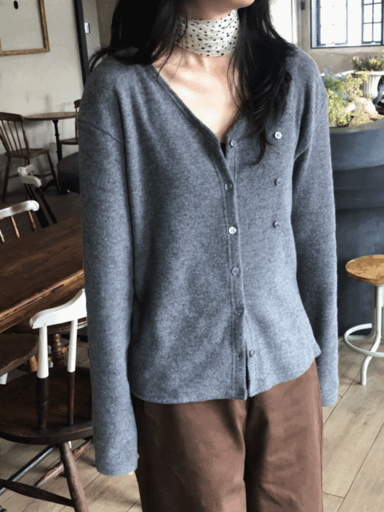 클라우드 투웨이 가디건 (그레이)