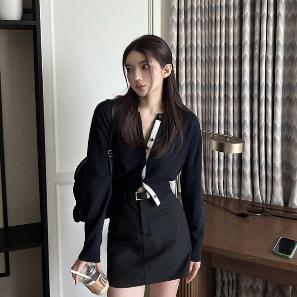 베리 벨트 스커트 ( Belt set )