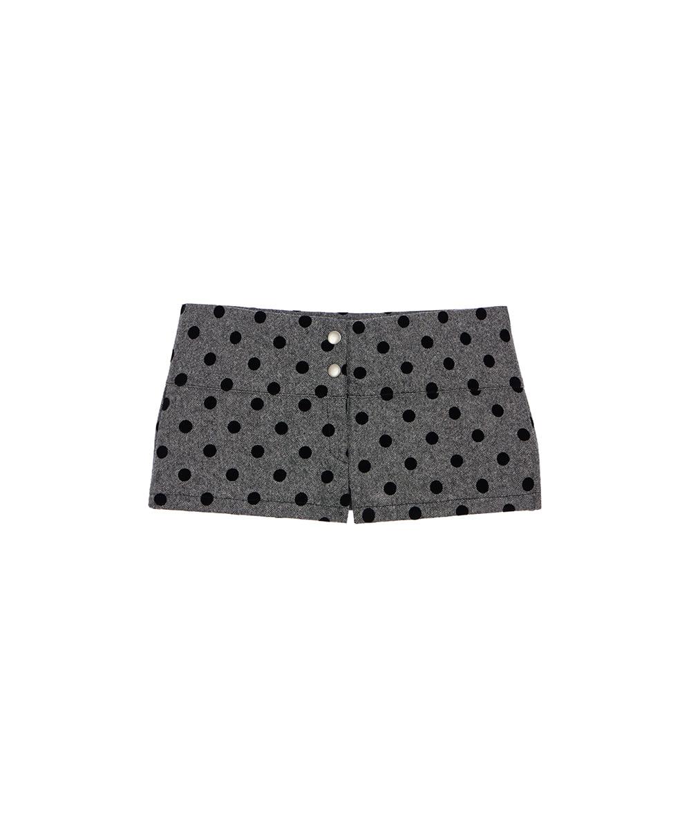 Polka Dot Shorts [Charcoal]