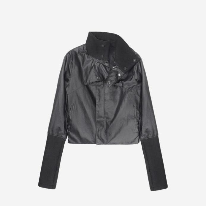 bonnae women crack leather jacket 본네