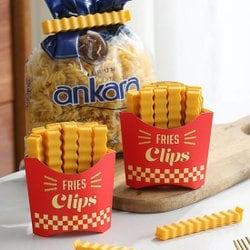 아트박스/위티위글 감자튀김 밀봉집게 과자 봉지 집게 밀봉 클립