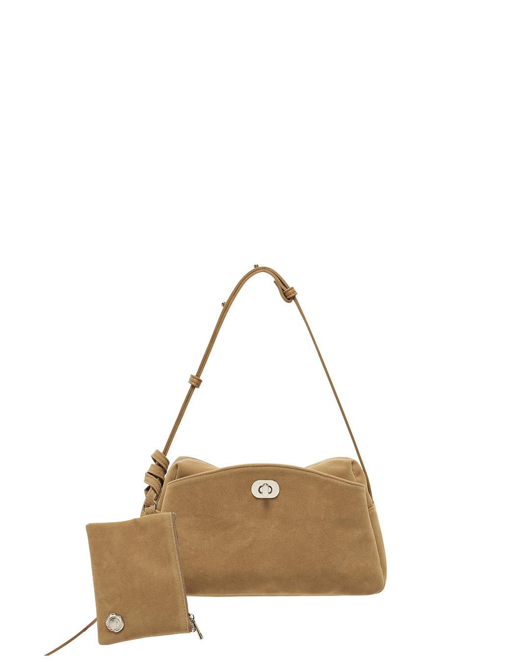 Noa Bag-노아백 / Suede Beige